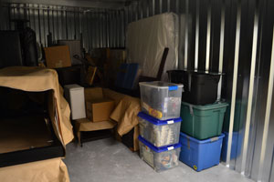We have storage units from 5’ x 5’ up to 10’ x 40’. Our rent runs month-to-month so we can accommodate short-term storage.