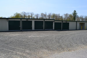 We have storage units from 5’ x 5’ up to 10’ x 40’. Our rent runs month-to-month so we can accommodate short-term storage.